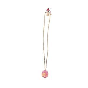 Paparazzi Floral Pendant Necklace Silver‎ Chain Boho Chic Jewelry R-55